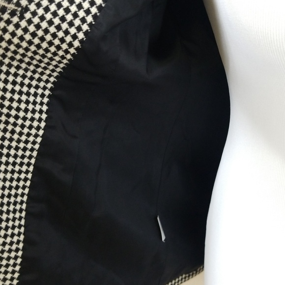 Ann Taylor wool houndstooth blazer size 2P perfect - Picture 4 of 6